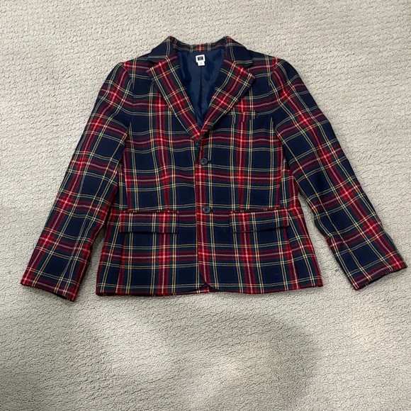 Janie and Jack Jackets & Blazers - Janie and Jack Boys plaid blazer